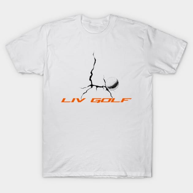 Liv Golf T-Shirt by KoumlisArt